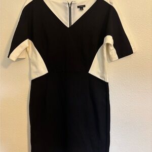 Ann Taylor Black and White Mini Dress